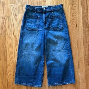 Nili Lotan Dark Blue Wide Leg Jeans 19.5” inseam
